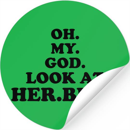 oh my god look at herbert design Stickers