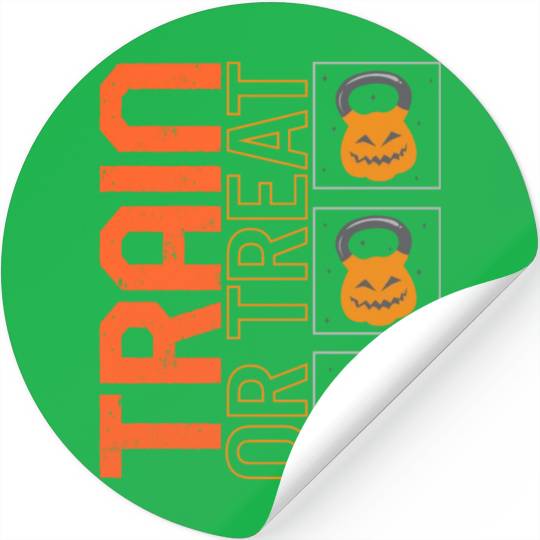 Halloween Gym Class Stickers, Train Or Treat Kettle