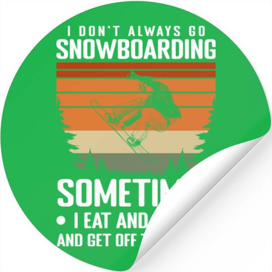 Snowboard Extreme Sport Ski Holidays Stickers