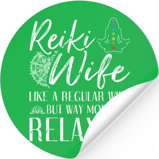 Spiritual Healer Chakra Wife Reiki Stickers