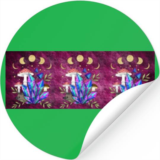 Hedgehog in dreamland - Format E Stickers