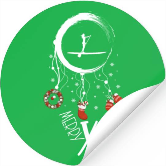Winter dreamcatcher Christmas StandUpPaddle Stickers