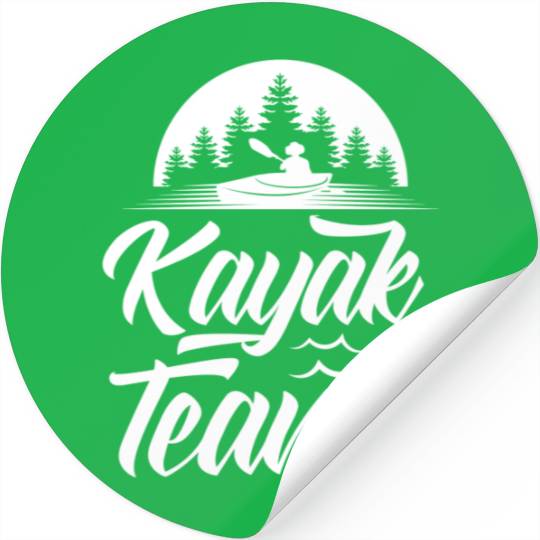 Kayak Team Lover Kayaking Hobby Kayakist Stickers