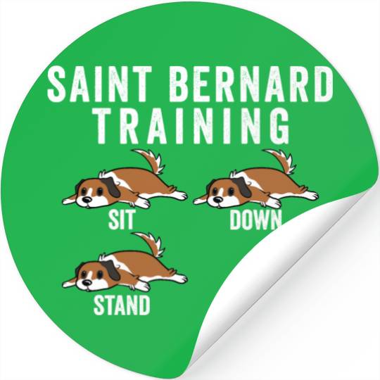 Saint Bernard Training Stickers