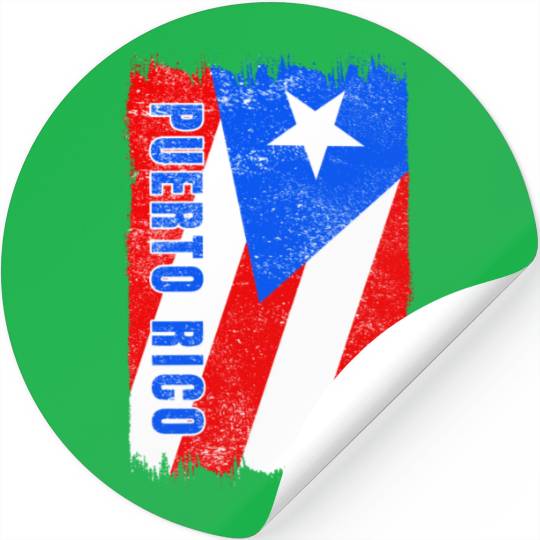 Puerto Rico flag Stickers