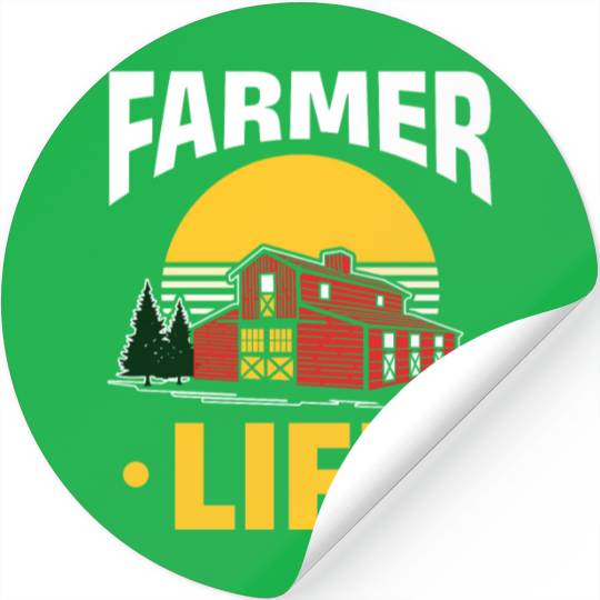Agriculture Farmer Life Stickers