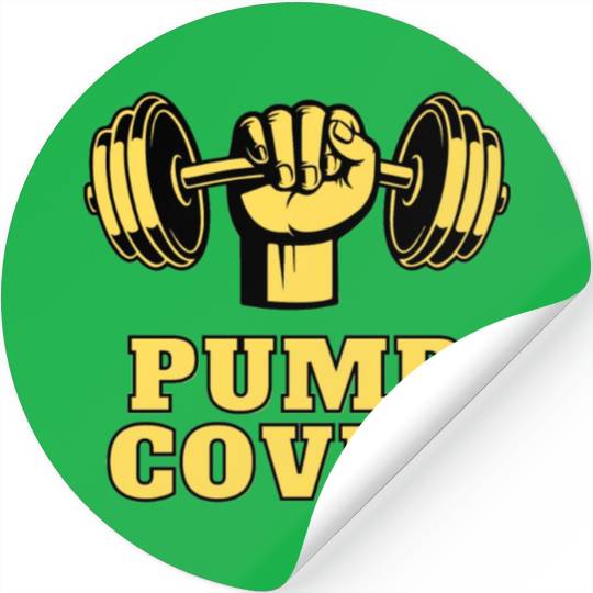 Pump cover gym , design by roka0000 Stickers