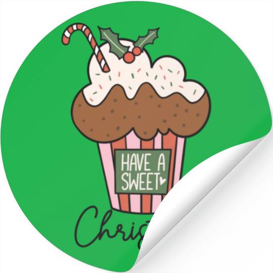 Have a Sweet Christmas Hot Chocolate Stickers