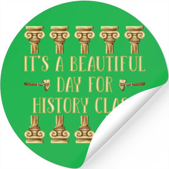 I Teach History Teacher Stickers