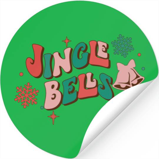 Jingle Bells Christmas Stickers