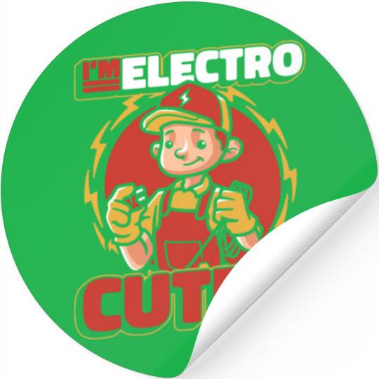 Electrician Construction Electrician Stickers