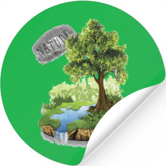 Tree Is a Natural Gift. Stickers