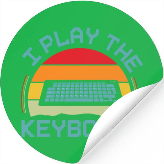Keyboard Gamer Computer Science Gaming Stickers