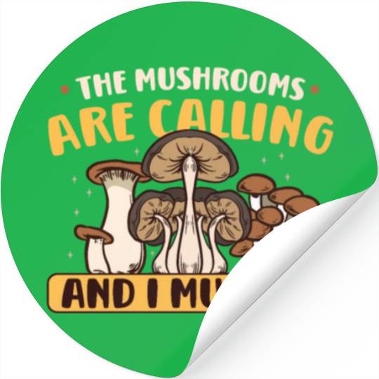 Morels Mushroom Picker Mushroom Farmer Mushroom Stickers