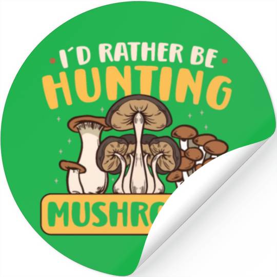 Morels Mushroom Picker Mushroom Farmer Mushroom Stickers