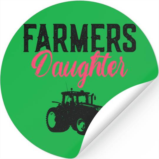 Farming Farmer Daughter Vintage Stickers