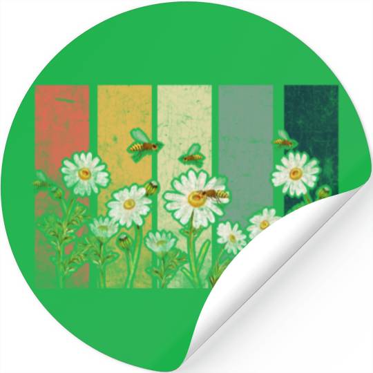 Marguerites Daisy Summer Daisies Flower Garden Stickers