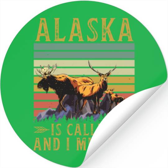 Alaska Gift USA Natur Bär Denali Grizzly Wald Stickers