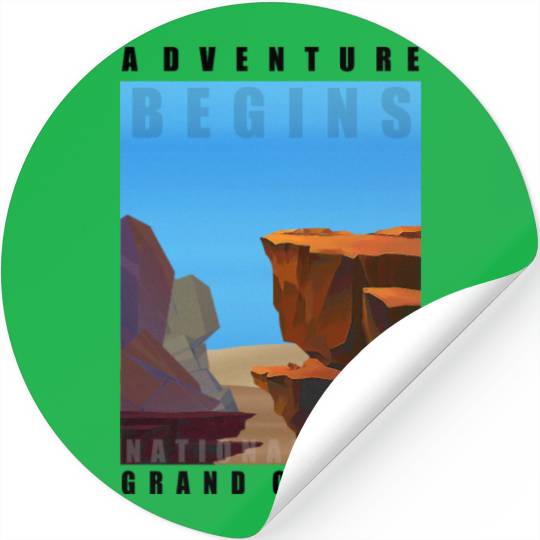 Adventure Grand Canyon cool design Stickers