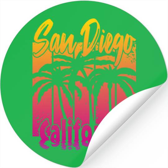 Vintage San Diego California Stickers