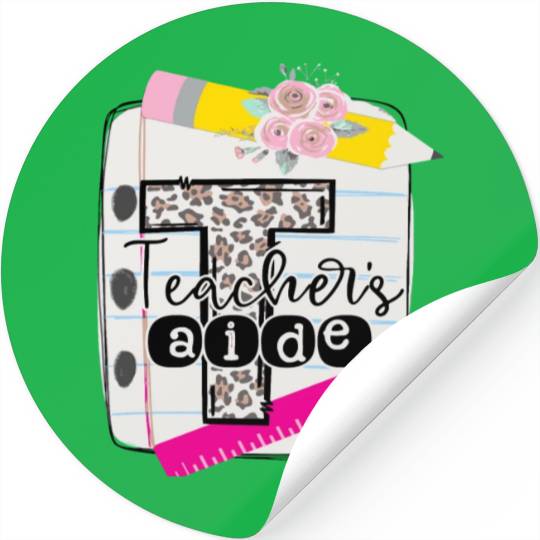 Teachers Aide Teacher Assistant Stickers