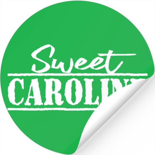 Sweet Caroline White 3 Stickers