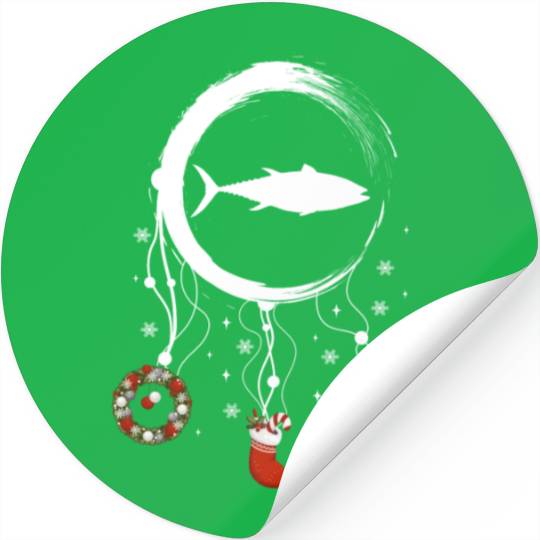 Winter dreamcatcher Christmas Tuna Stickers