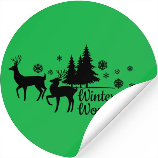 Christmas Winter Wonderland Stickers