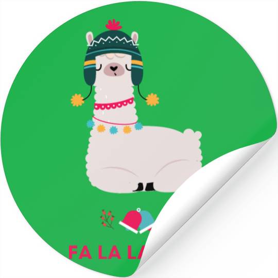 Fa La La La LLama ! Stickers