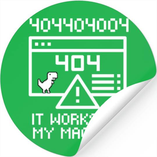 Works On My Machine | Software Developer Meme Stickers