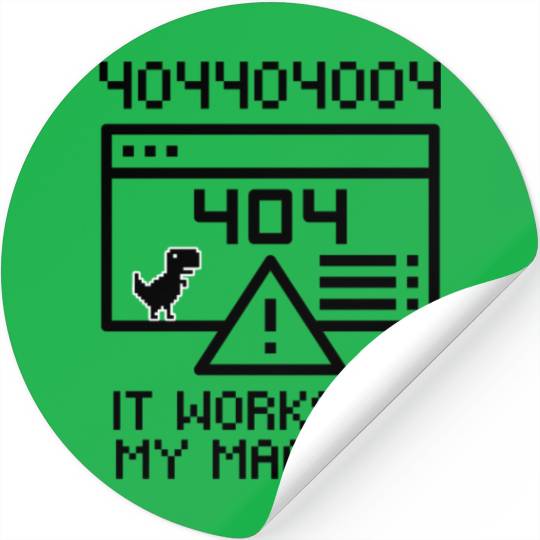 Works On My Machine | Software Developer Meme Stickers
