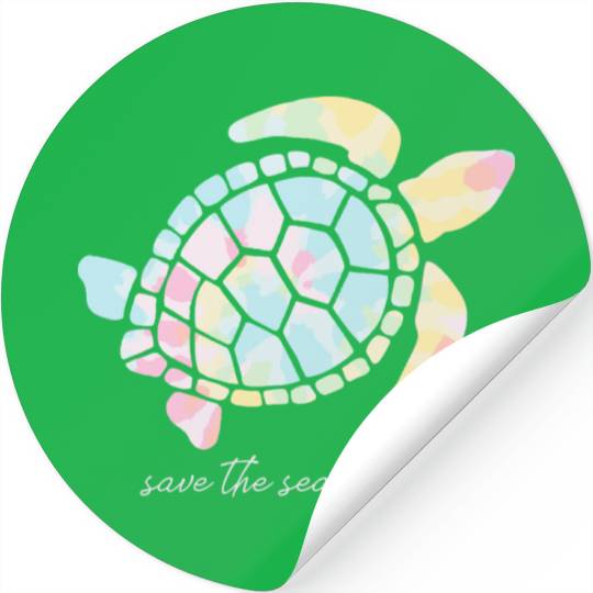 Save The Turtles Sksksk & I Oop For Women Girls An Stickers