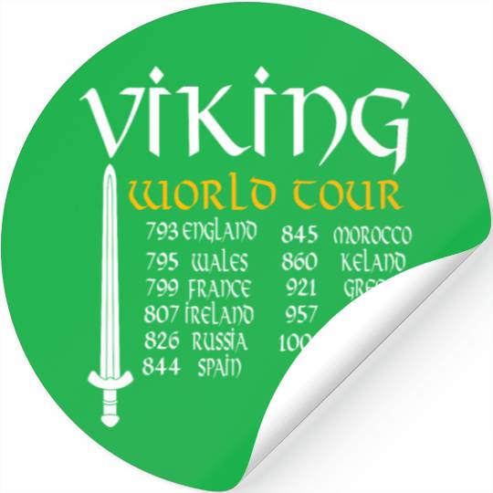 Viking World Tour Stickers
