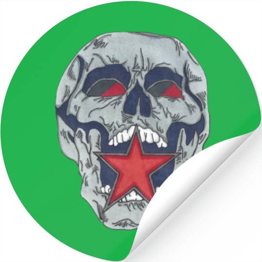 Skull Star Mouth NT MMA graphic Stickers
