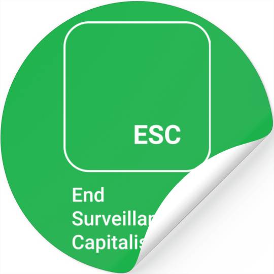 ESC - End Surveillance Capitalism Stickers