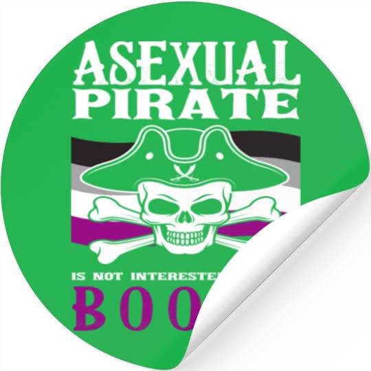 Asexual Pirate Stickers