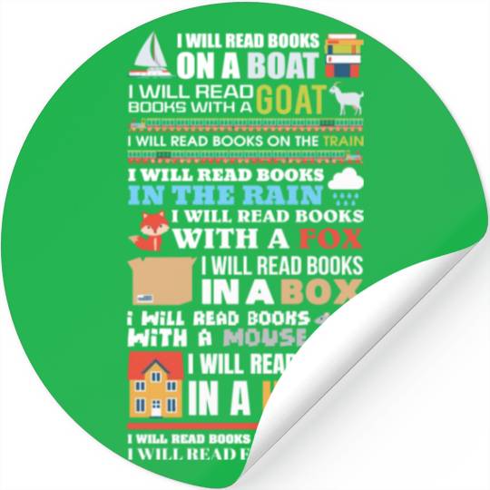 Reading Library Literature Read Books Lover Reader Stickers