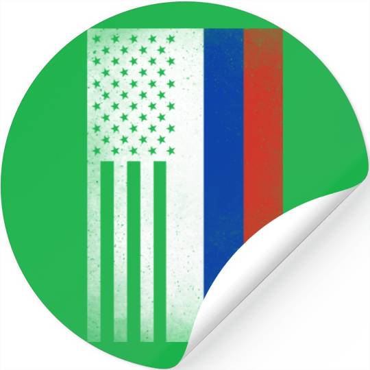 Russia Design for proud Russian Americans Stickers