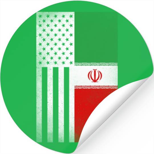 Iran Design for proud Iranian Americans Stickers