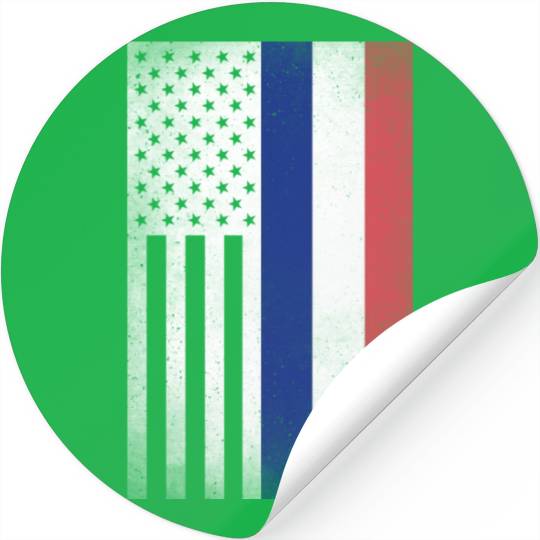 France Design for proud French Americans Stickers