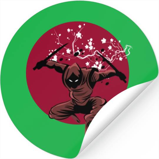 Red Sun Retro Japan Classic 1988 Including Samurai Stickers