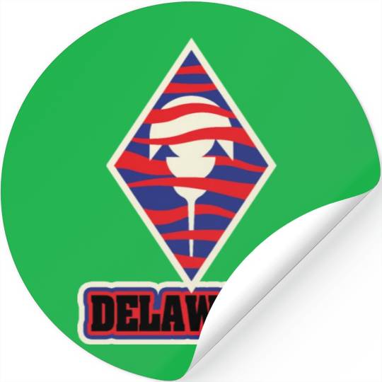 US States DELAWARE Stickers