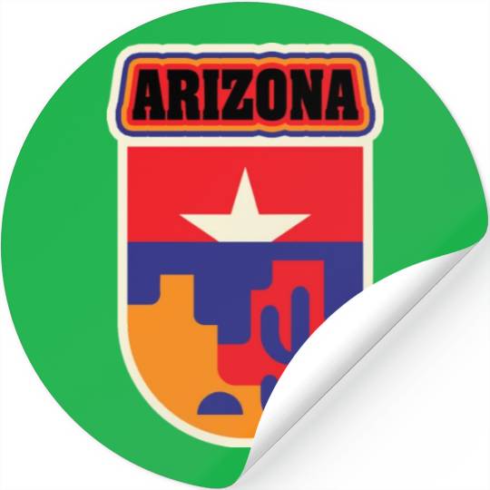 US States Arizonna Stickers