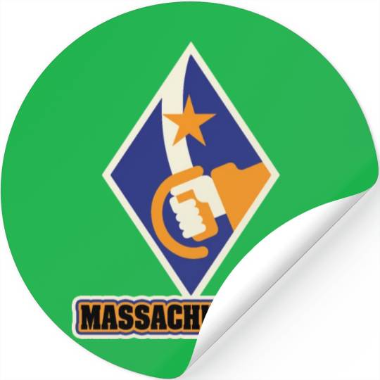 US States MASSACHUSETTS Stickers