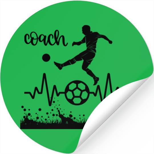The heartbeat of the football crowds Stickers