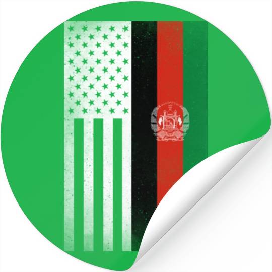Afghanistan Design for proud Afghan Americans Stickers