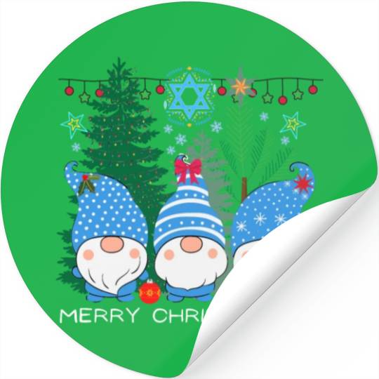 Merry Christmukkah, Jewish Christmas Stickers