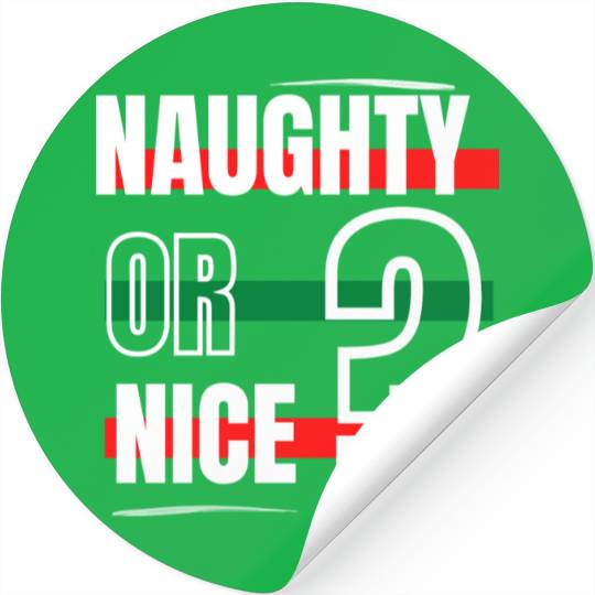 Naughty or Nice? Stickers