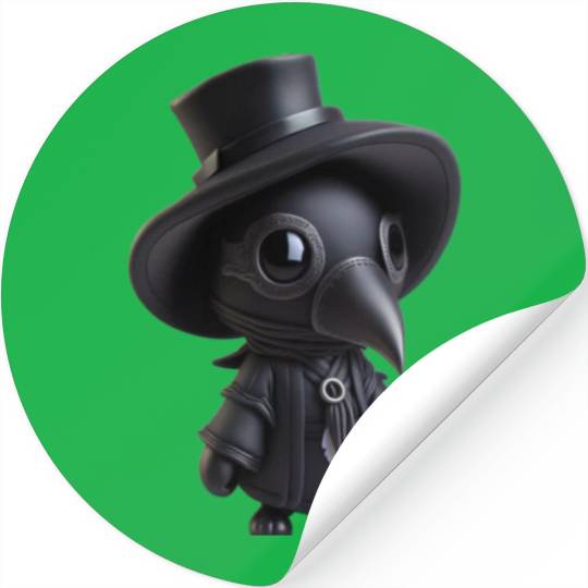Plague Doctor Killer Stickers