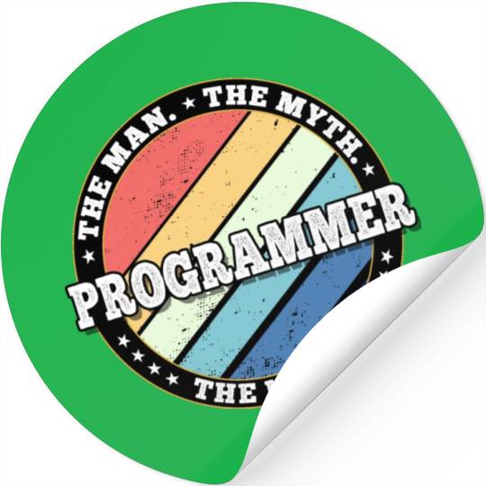 Programmer. The man. The myth. The legend. Stickers